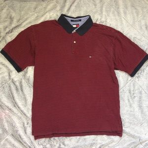Tommy Hilfiger Polo Red/Blue striped